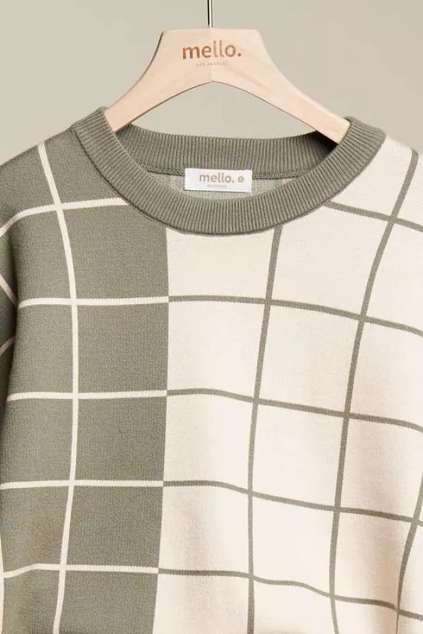 Casual Plaid Sweater