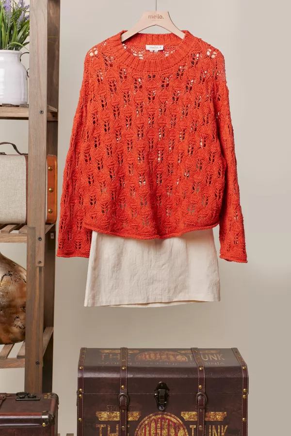 See Through Loose Fit Sweater