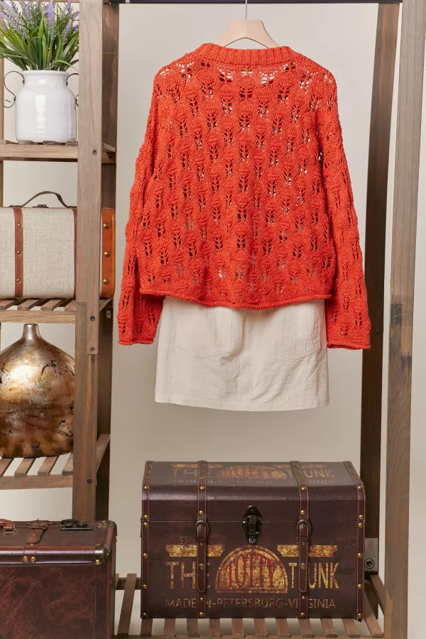 See Through Loose Fit Sweater