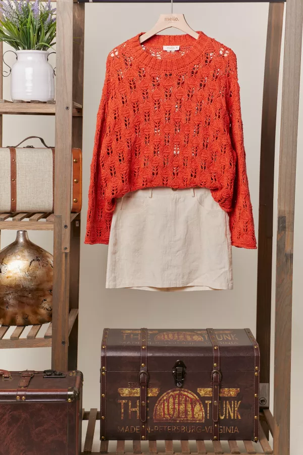 See Through Loose Fit Sweater