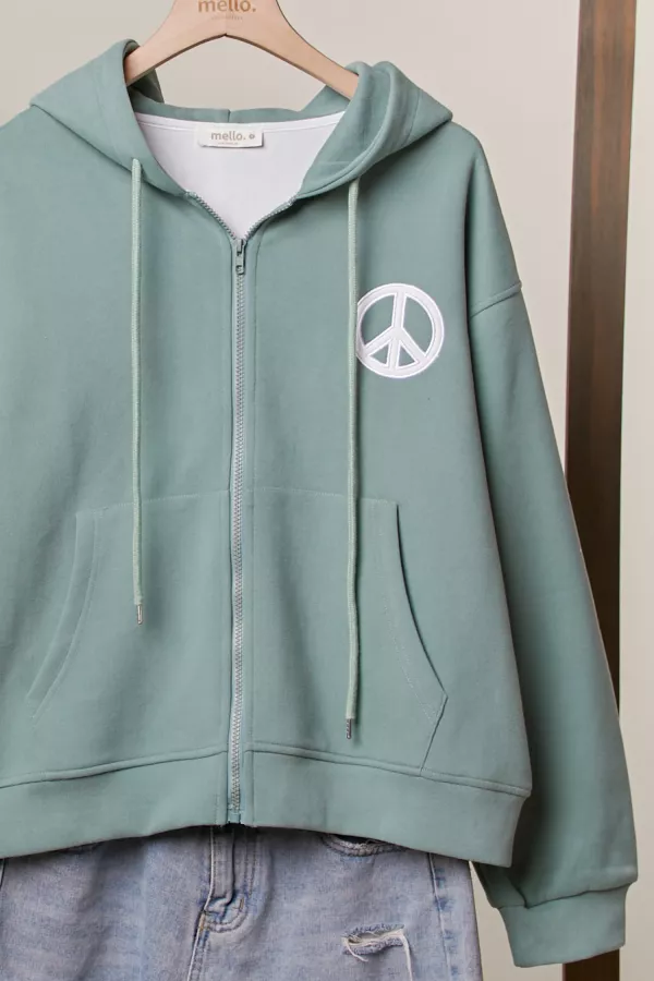 Peace Love Patchworks Hoodie