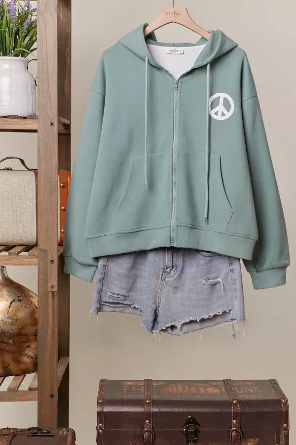 Peace Love Patchworks Hoodie