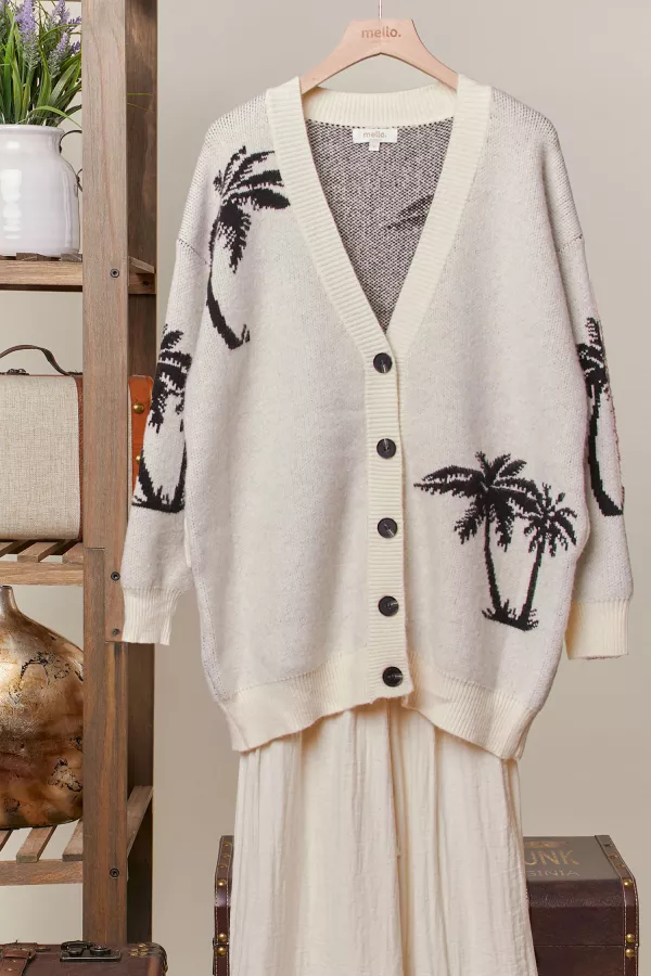wholesale clothing oversized palm knit sweater mello