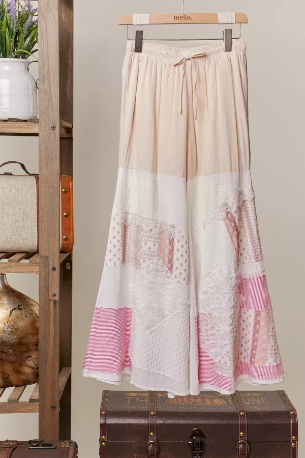 wholesale clothing boho crochet lace pattern pants mello