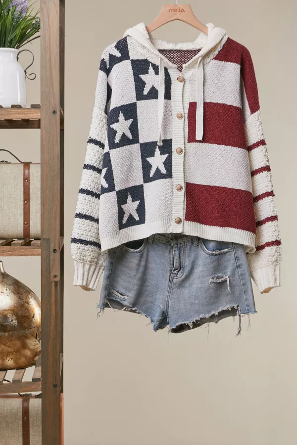 wholesale clothing usa knit cardigan mello